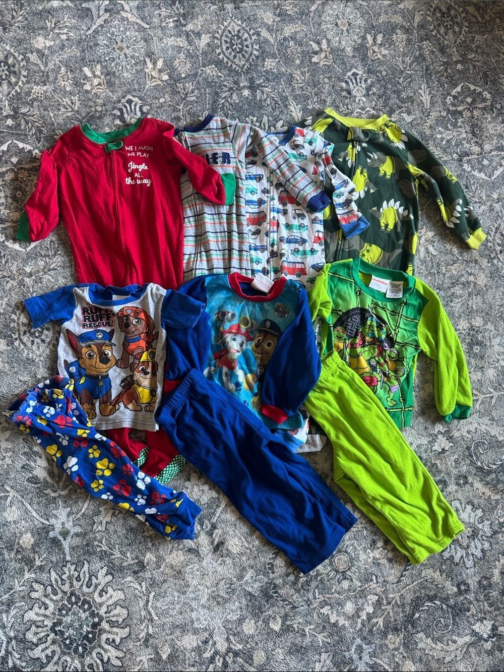 Bundle of 7 Baby PJs